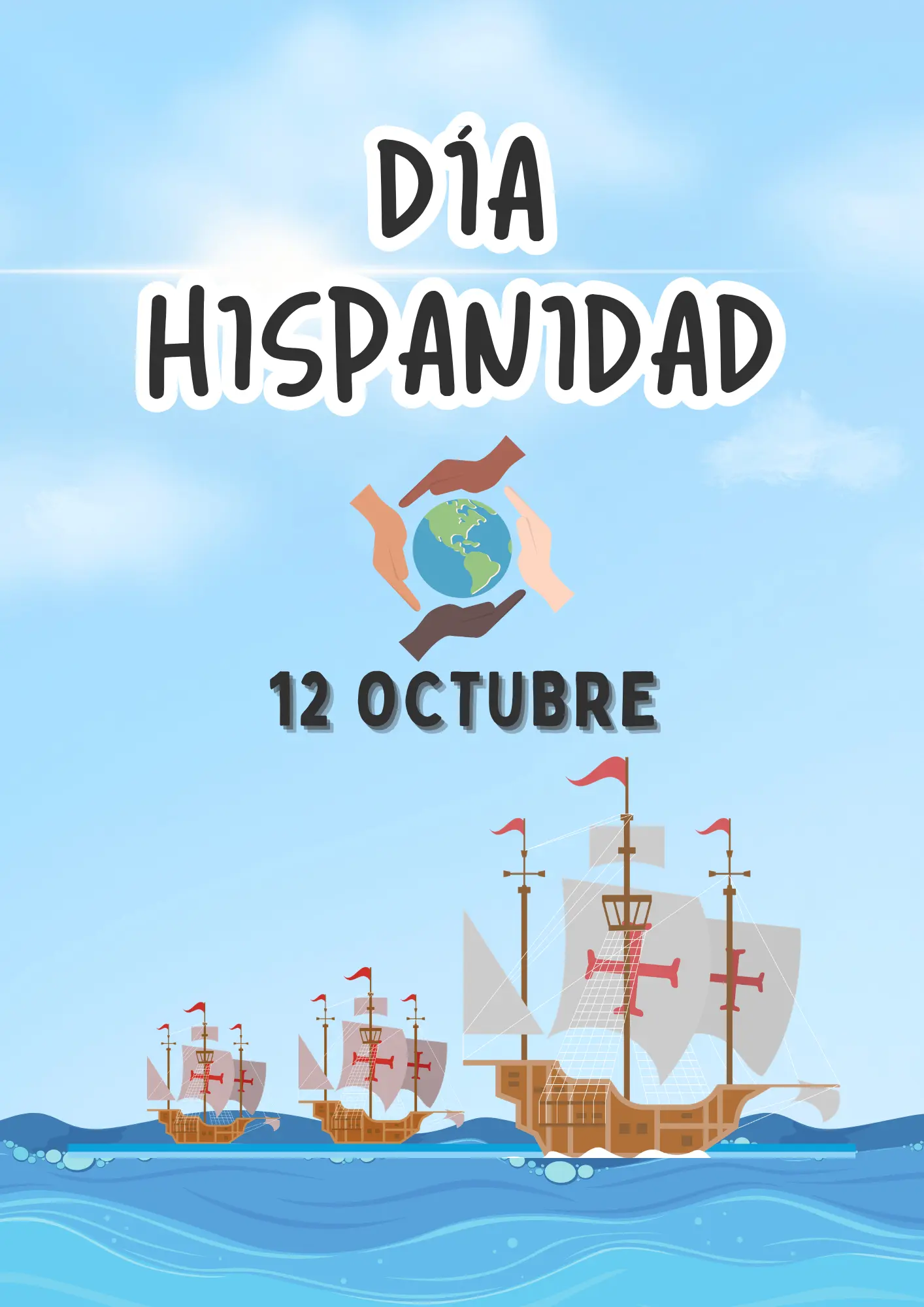 Material manipulativo pasaporte de la hispanidad para niños de infantil