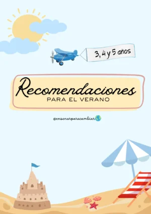 Guía de recomendaciones de verano para familias de educación infantil con consejos de juego y autonomía