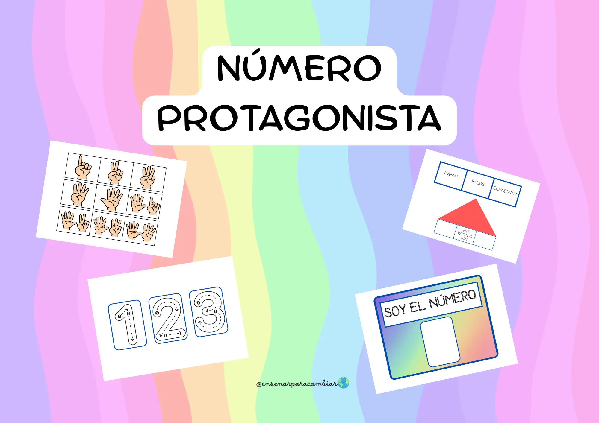 Pack El Número Protagonista ABN para Educación Infantil