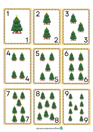Material educativo de Navidad para 5 años con juegos de bingo, sílabas y cartas para los Reyes Magos