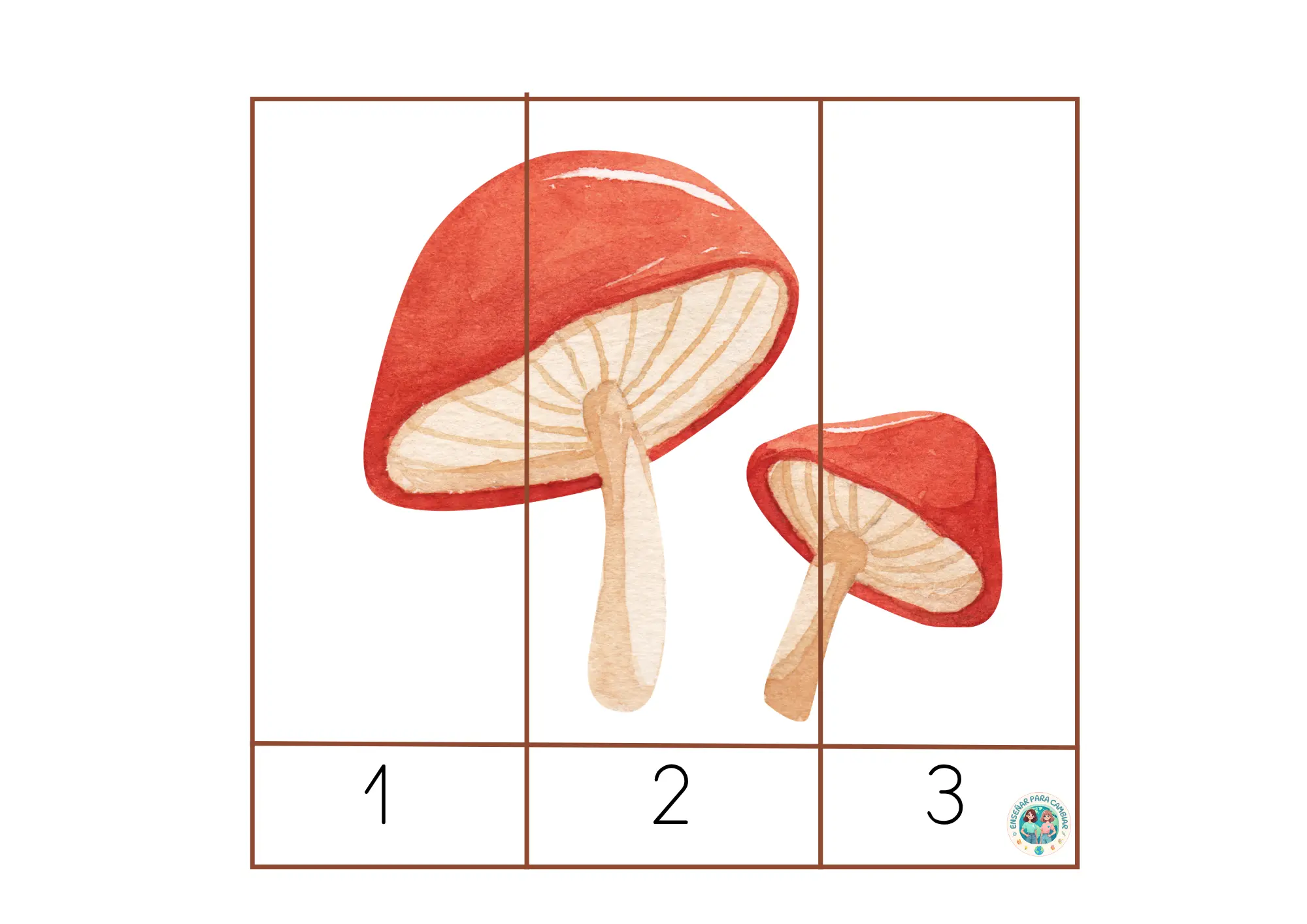 Material educativo de otoño para 3 años con actividades de grafomotricidad y mesa de luz