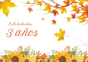 Pack Actividades de Otoño 3 años (Educación Infantil) - Enseñar para Cambiar