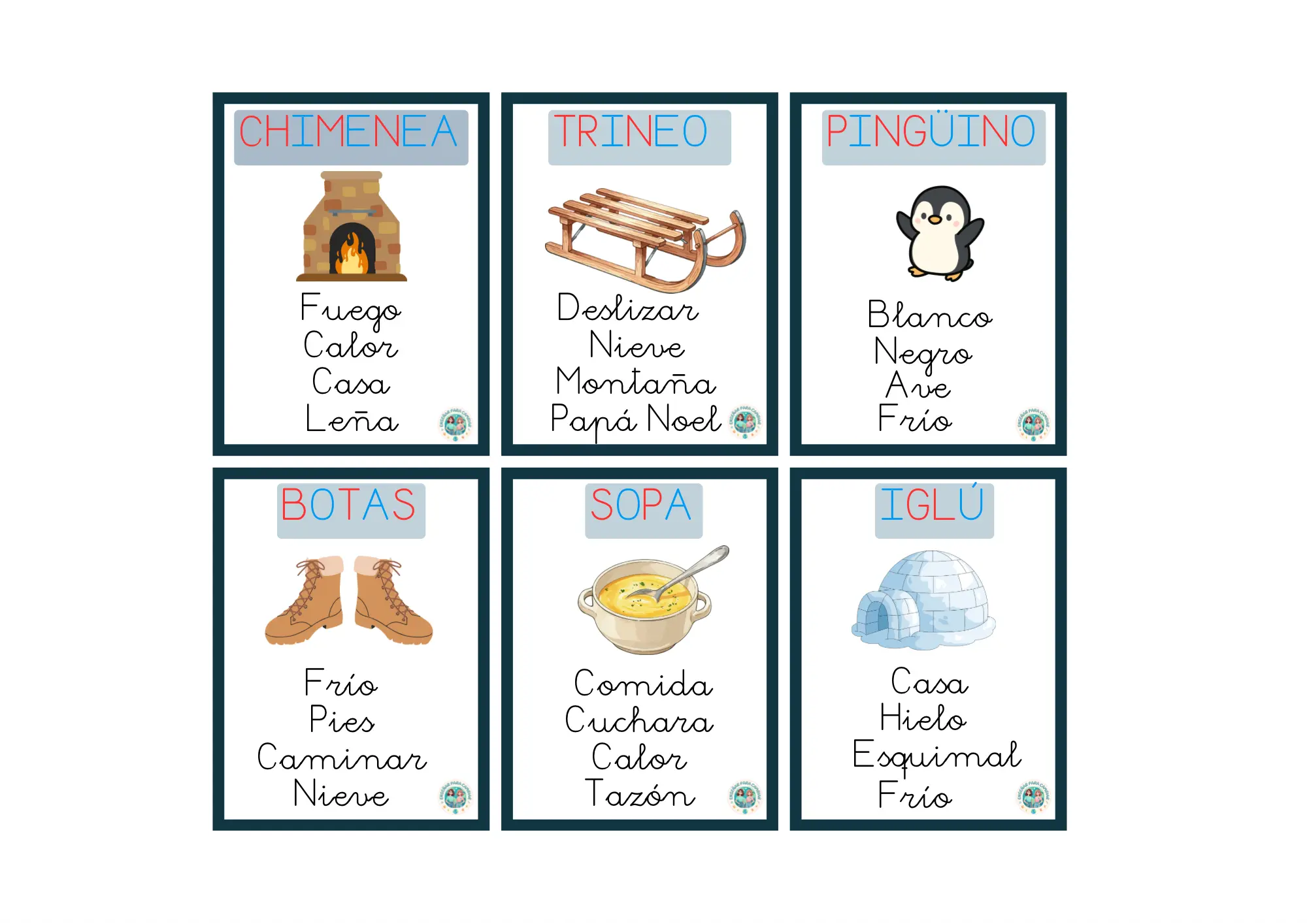 Pack Actividades de Invierno 5 años (Educación Infantil) - Imagen 2