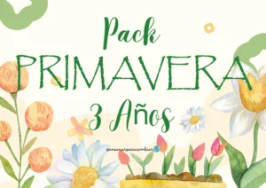 Pack Actividades de Primavera 3 años (Educación Infantil) - Enseñar para Cambiar