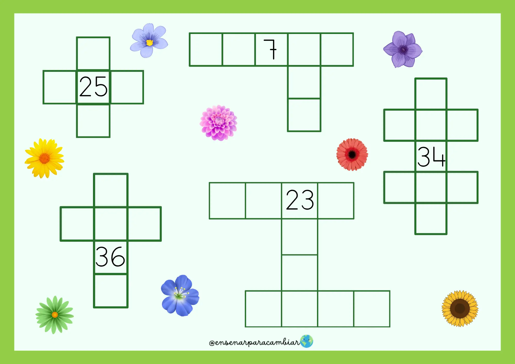 Pack imprimible de primavera para 5 años con actividades de los ciclos de vida de la mariquita y la abeja