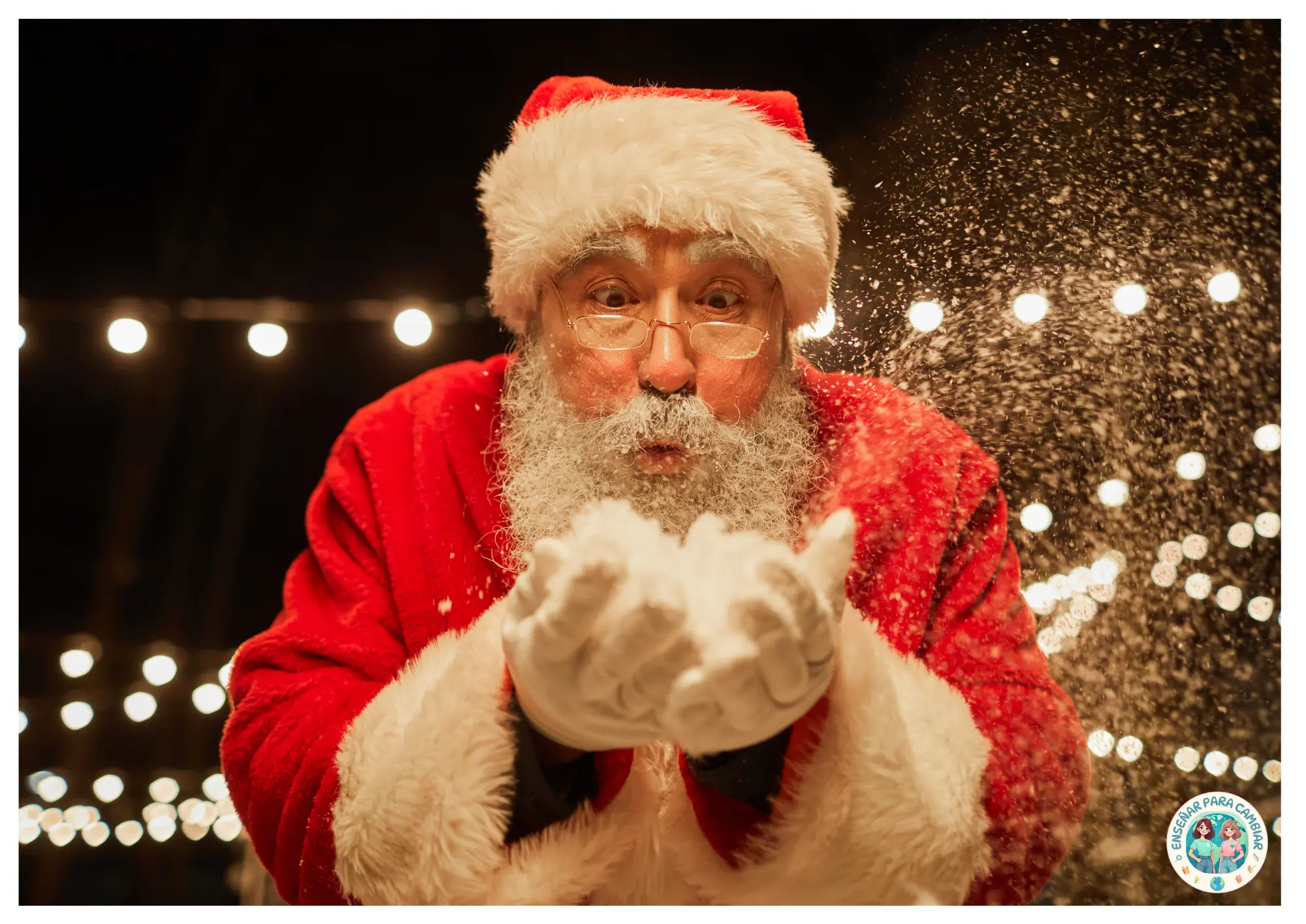 Portada del recurso educativo Navidad con imágenes reales para infantil mostrando tarjetas de vocabulario y emociones