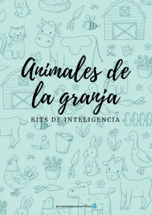 Tarjetas imprimibles de bits de inteligencia de animales de la granja de Enseñar para Cambiar con fotografías reales y con datos científicos