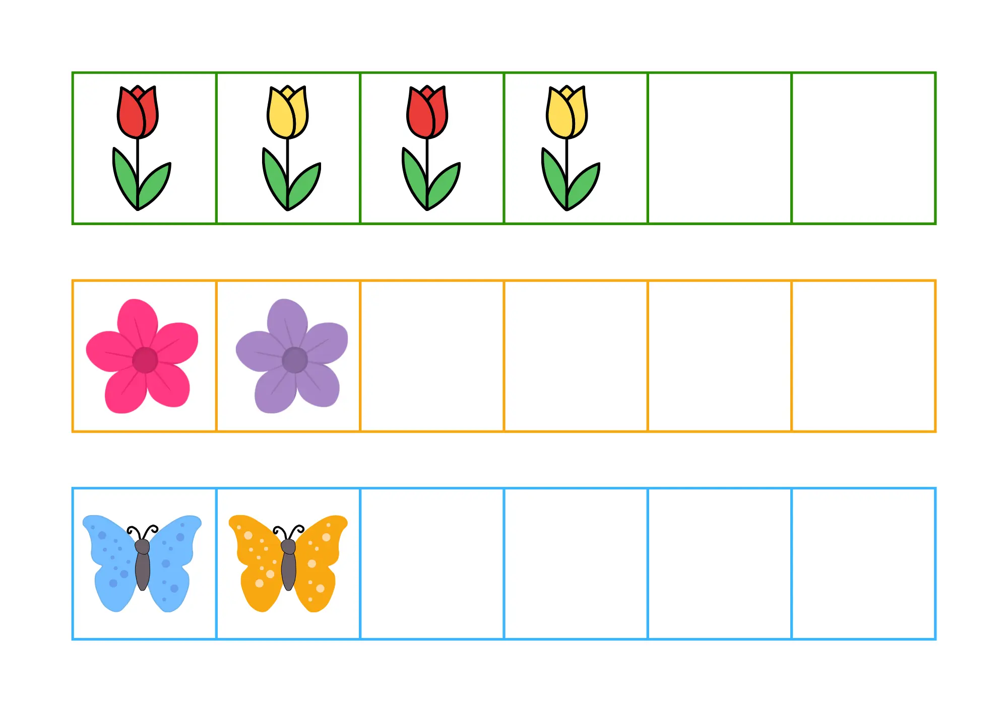 imprimibles de primavera para 3 años con tarjetas de vocabulario y actividades para mesa de luz