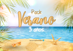 Pack Actividades de Verano 3 años (Educación Infantil)