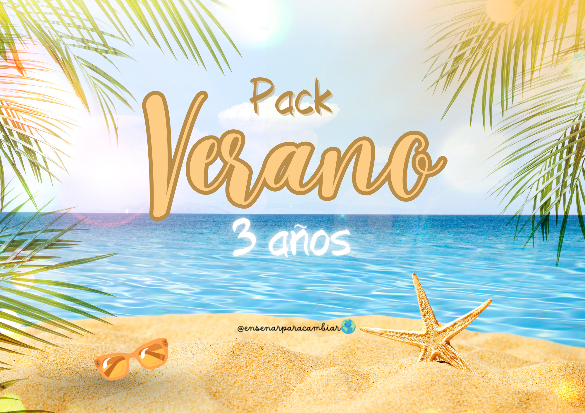 Pack Actividades de Verano 3 años (Educación Infantil)