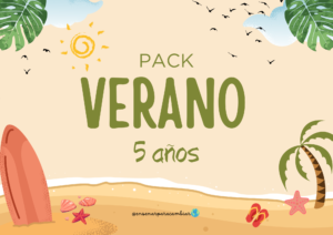 Pack actividades de Verano 5 años (Educación Infantil)