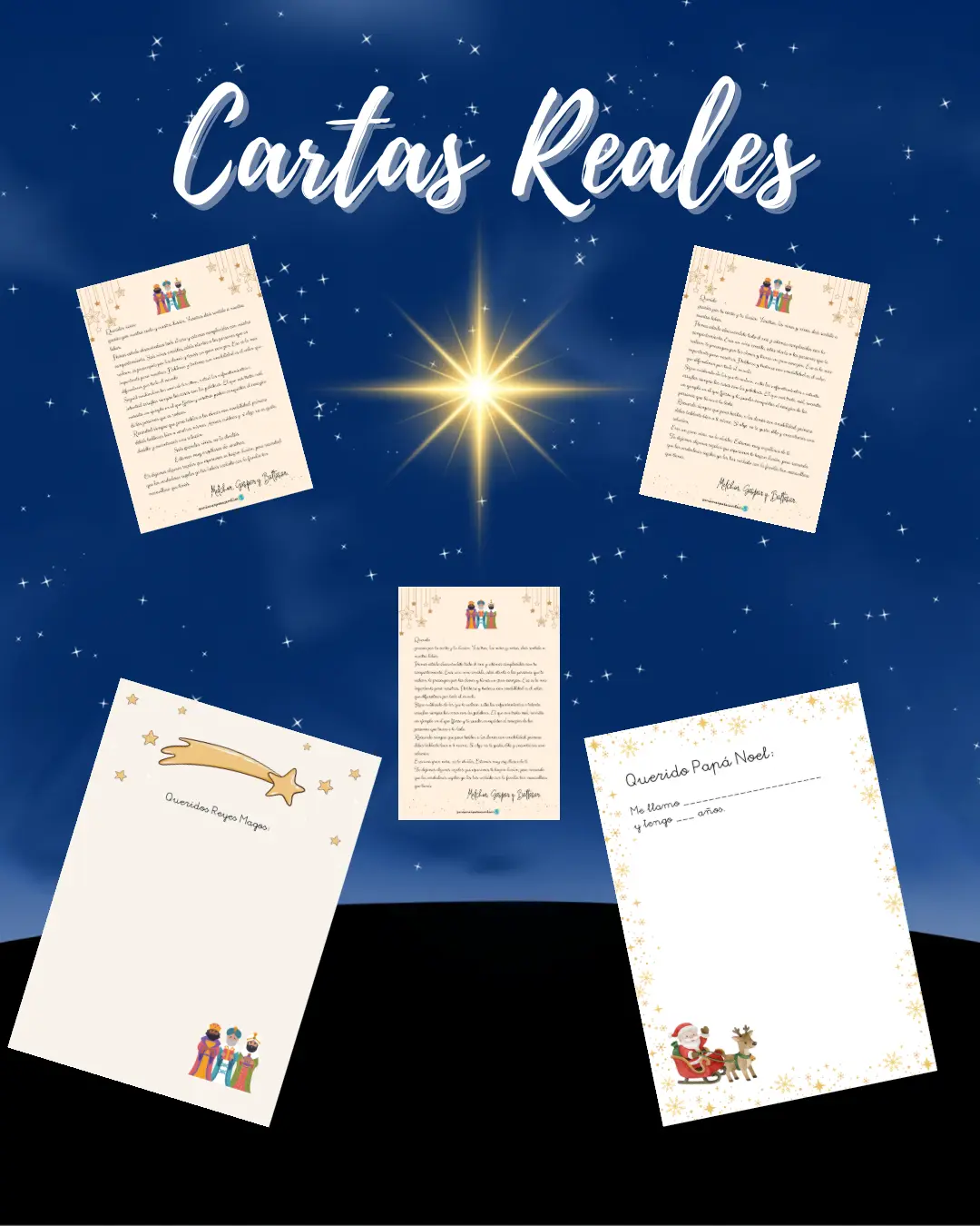 Cartas Reales Personalizables de los Reyes Magos