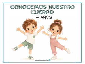 Librito informativo El cuerpo humano 4 años