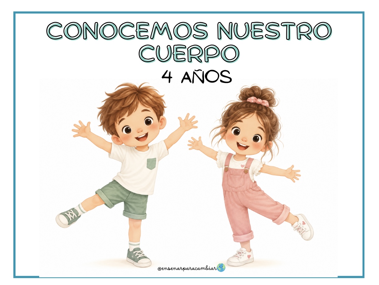 Librito informativo El cuerpo humano 4 años